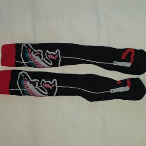 Burton Snowboards Jeff Brushie FISH Snowboard Sock, Men Large